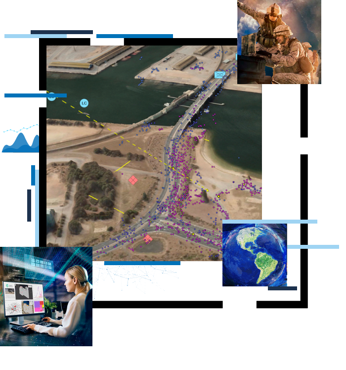 ArcGIS for Defense product illustration from Esri