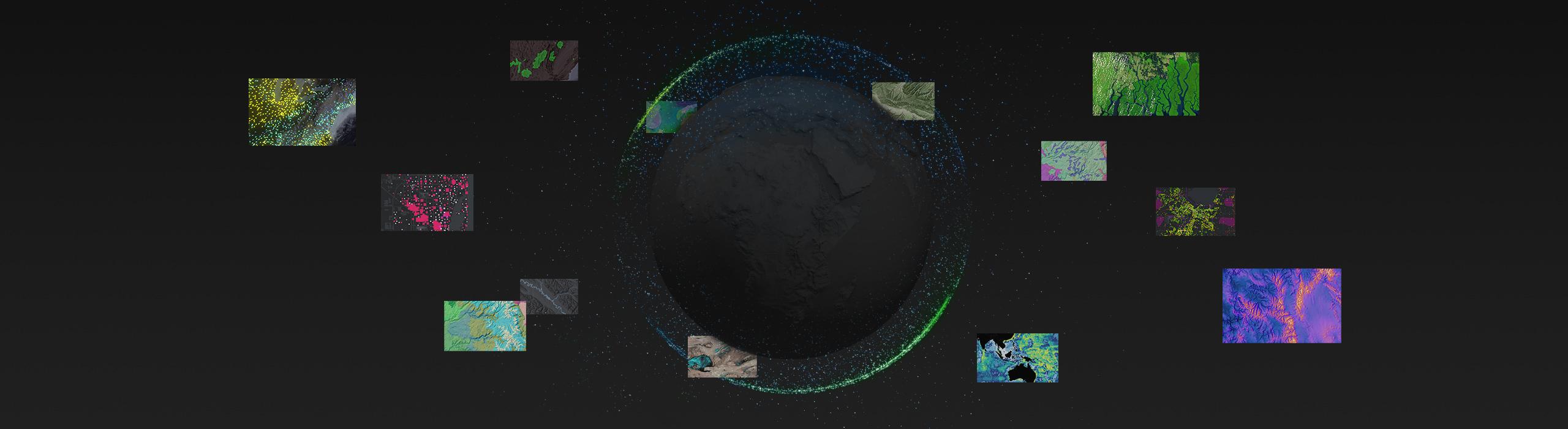 ArcGIS Living Atlas of the World product illustration from Esri