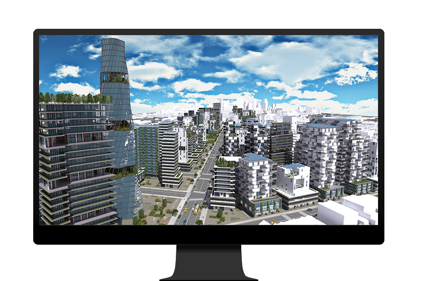 ArcGIS CityEngine product illustration from Esri