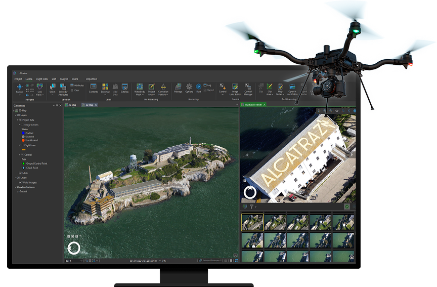 ArcGIS Drone2Map product illustration from Esri